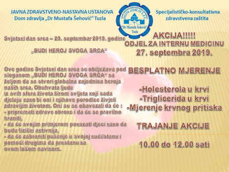 AKCIJA SVJETSKI DAN SRCA