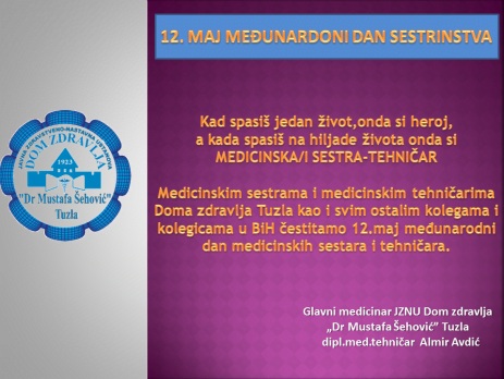 MEĐUNARODNI DAN SESTRINSTVA